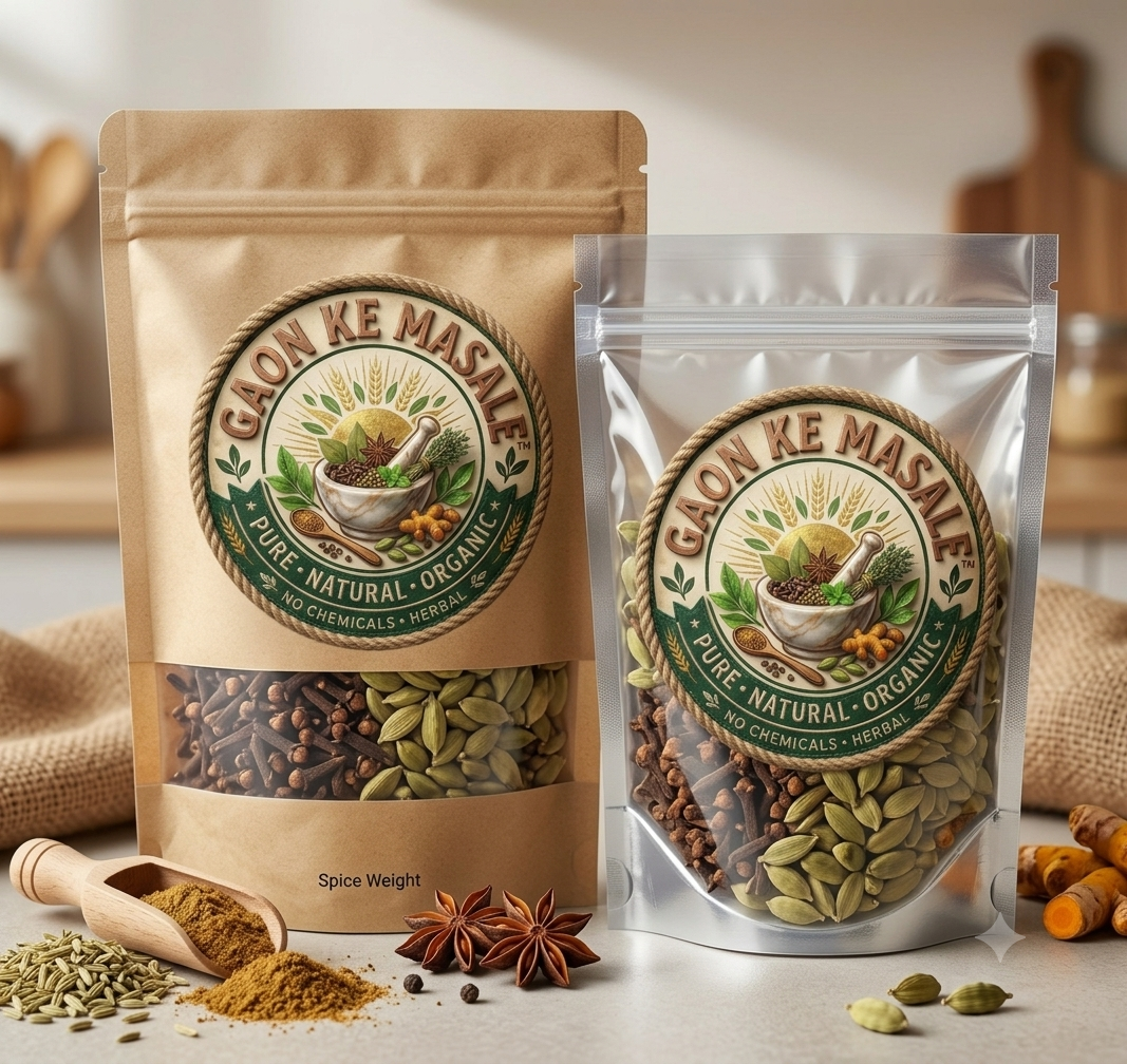 Gaon Ke Masale spice pouches