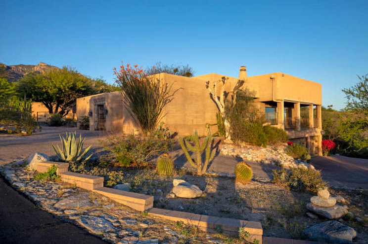 Luxury pool and outdoor living with mountain views