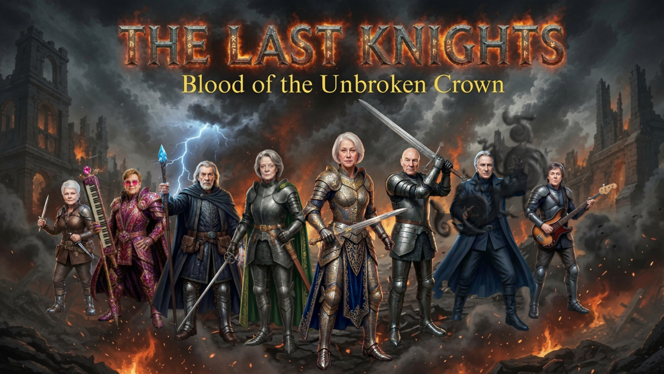 The Last Knights — the fellowship stands amid the ruins