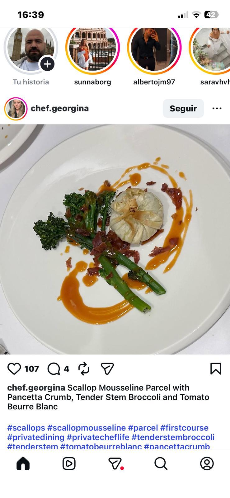 A menu written for you