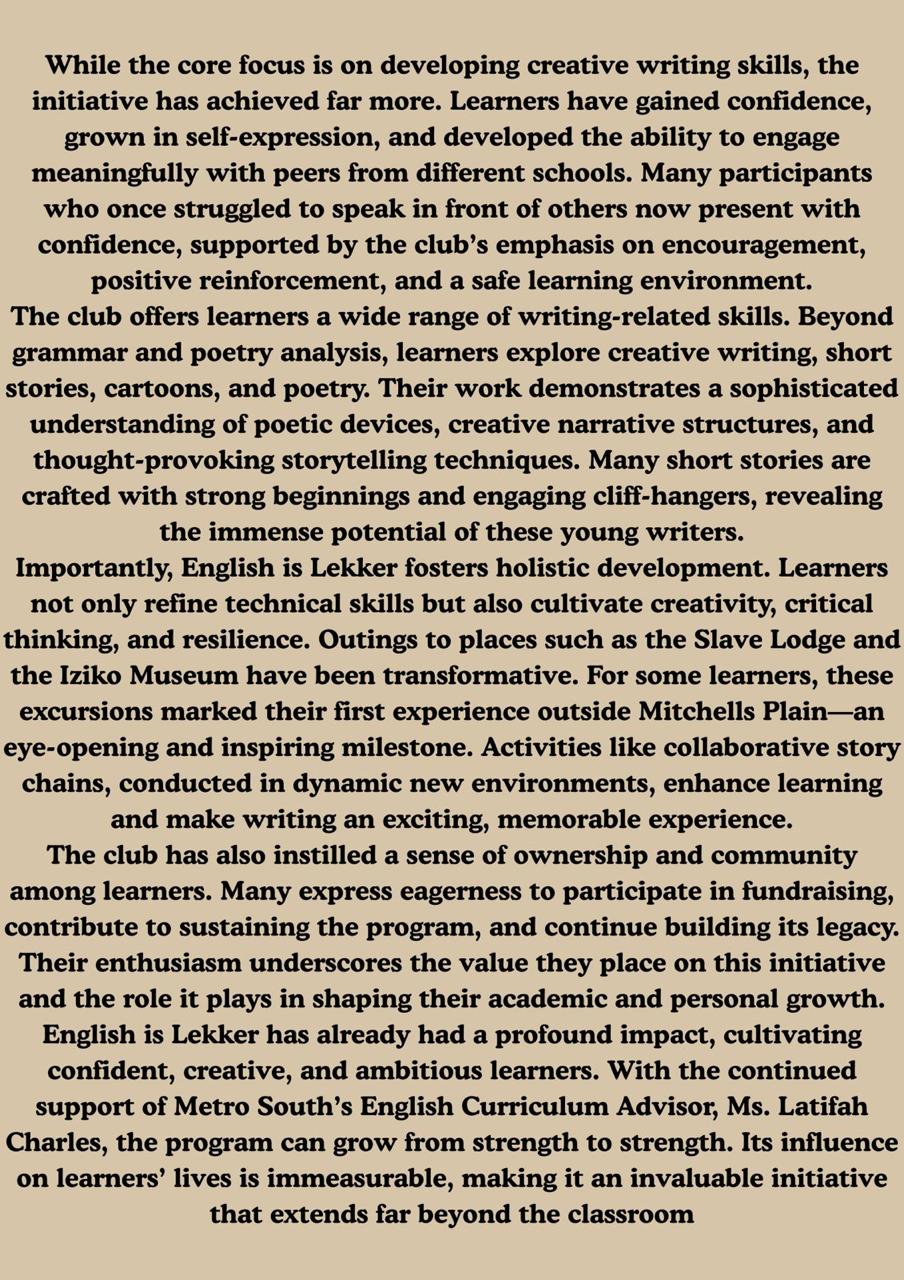 Far beyond the classroom