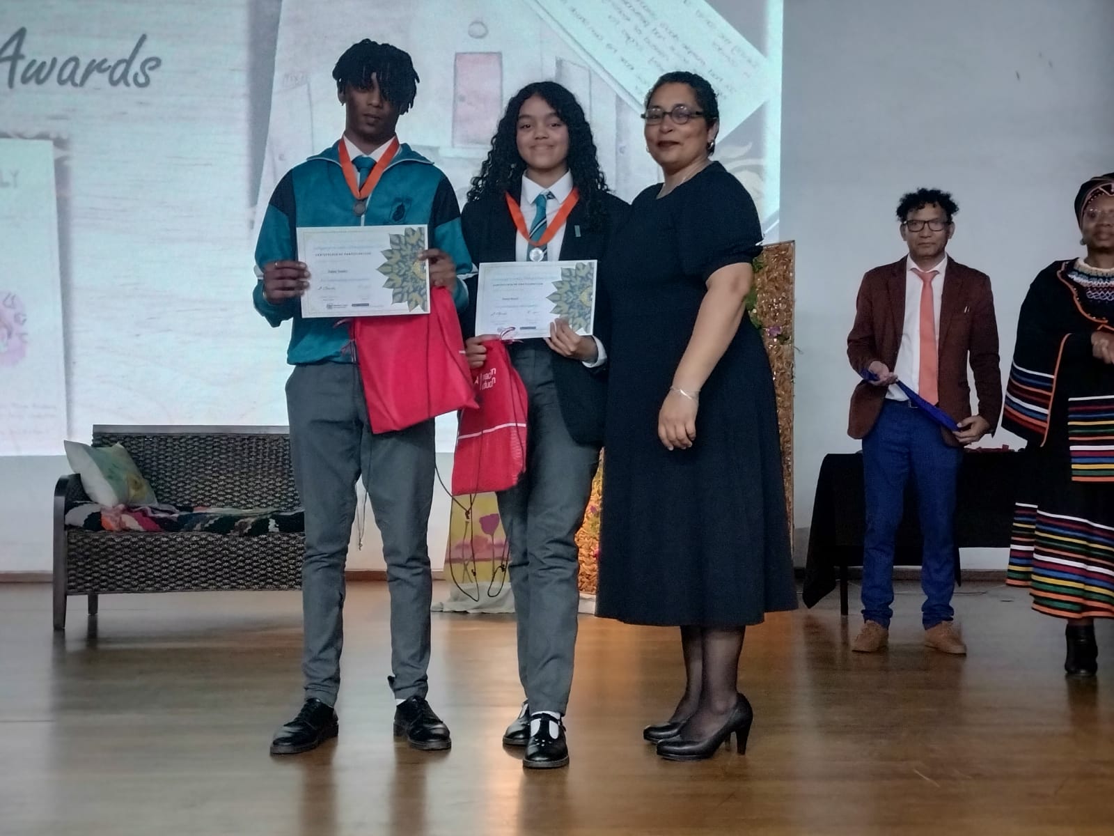 Certificates and medals