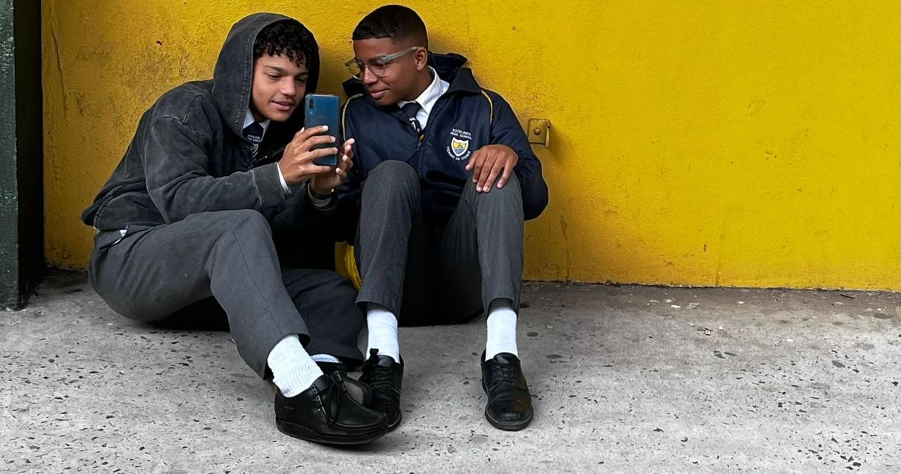 Between scenes