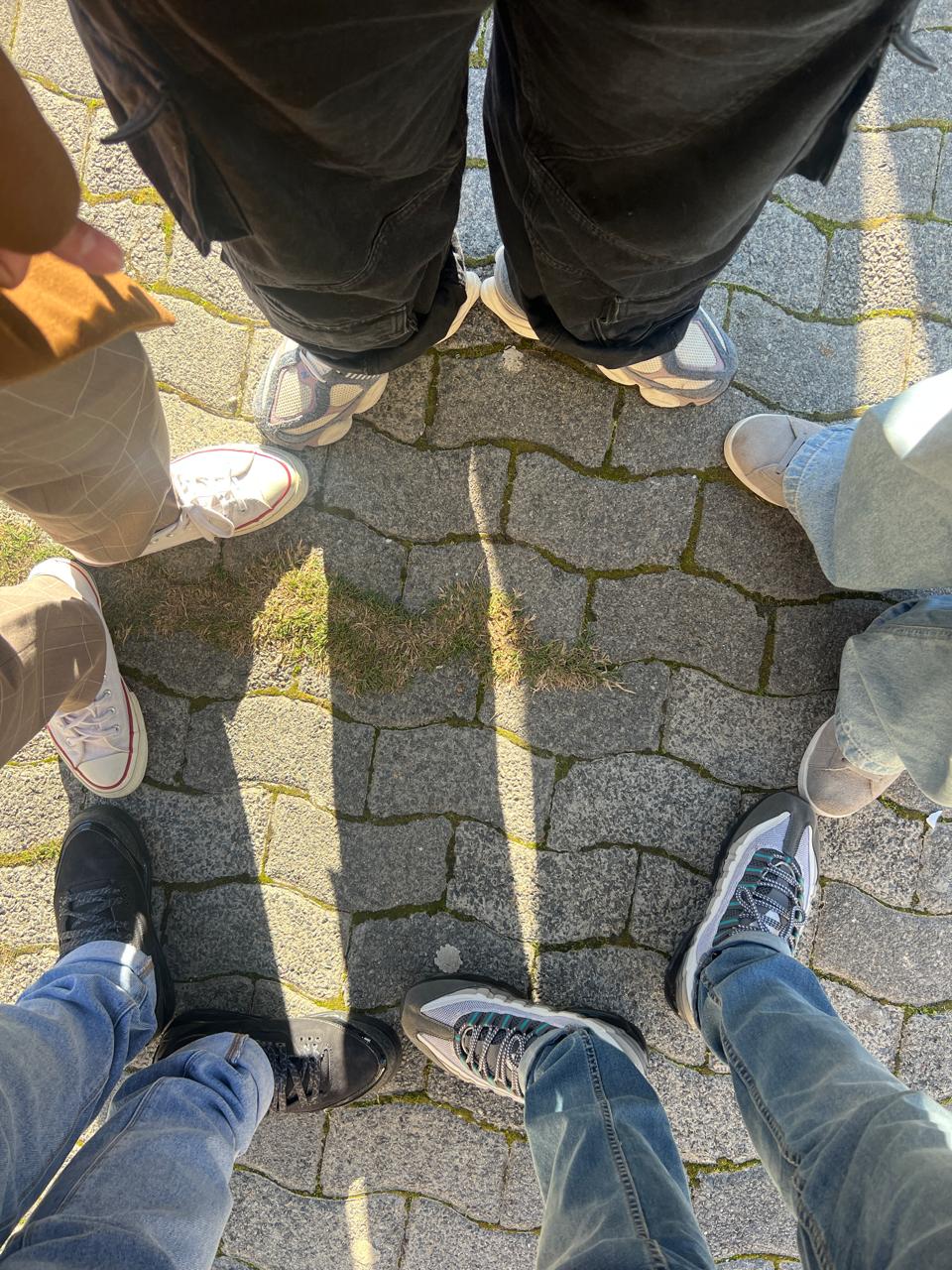 Standing in a circle