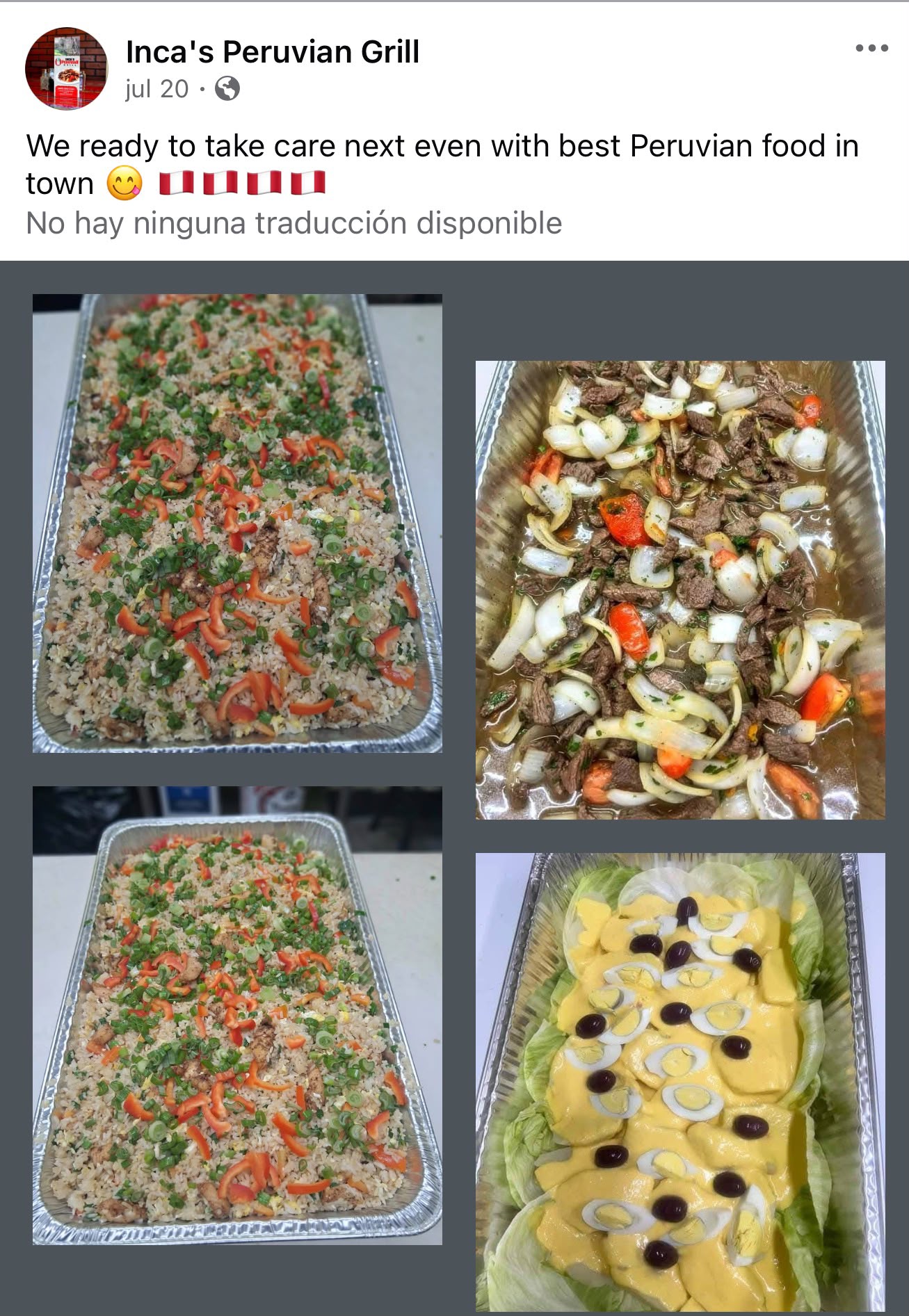 Catering y eventos