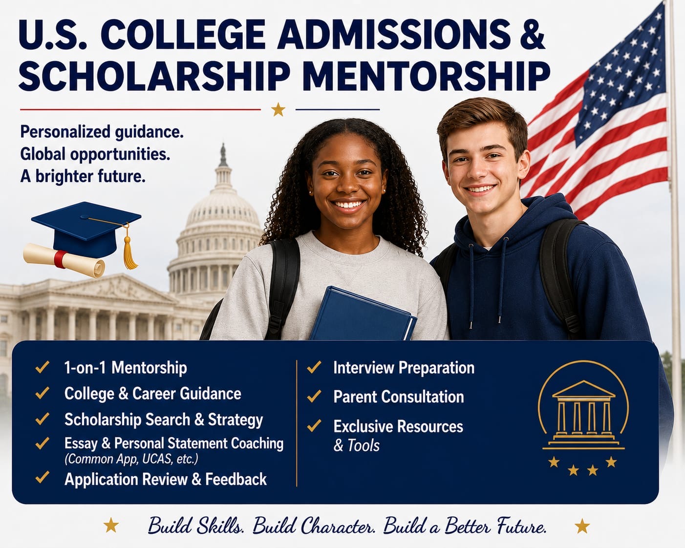 U.S. College Admissions & Scholarship Mentorship — Global 360° Child