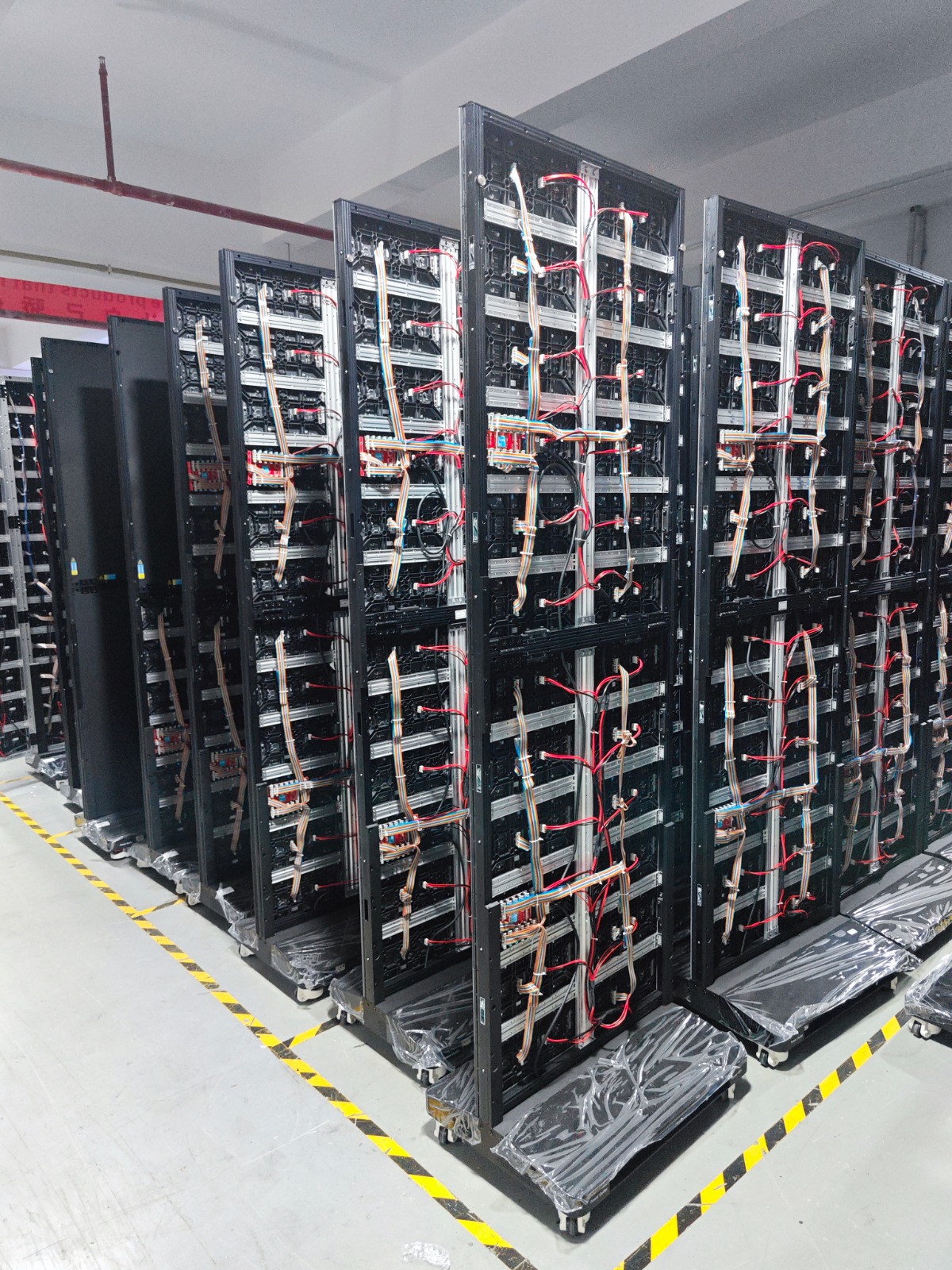 Panel wiring & controllers — internal build