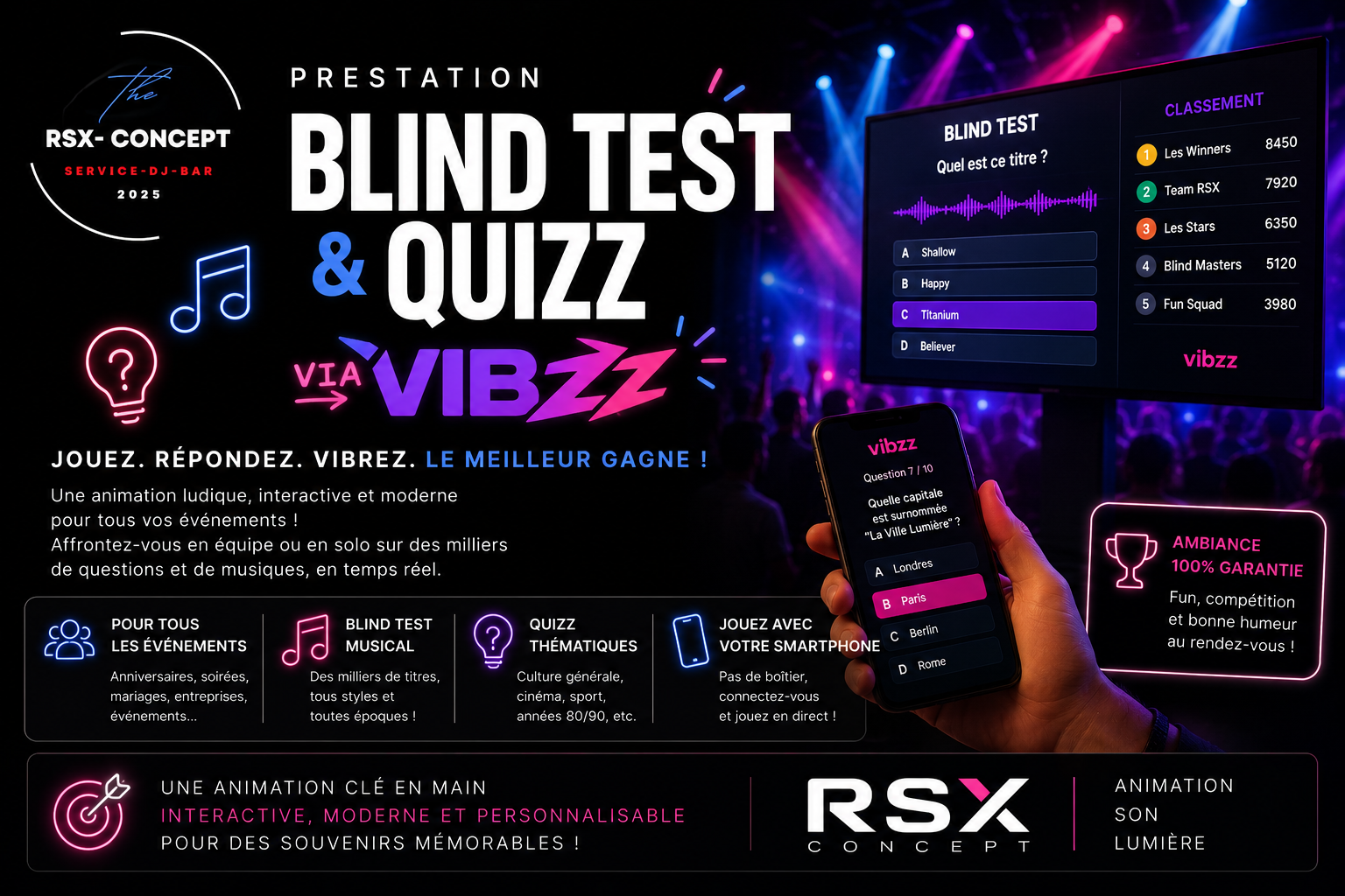 Blind Test Interactif
