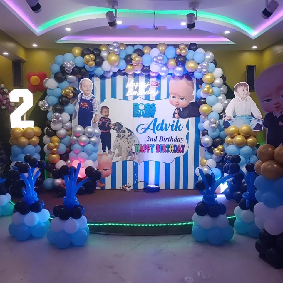 Decorated banquet event 1 at Hotel Virasat Retreat, Patna — birthday, anniversary & party setup