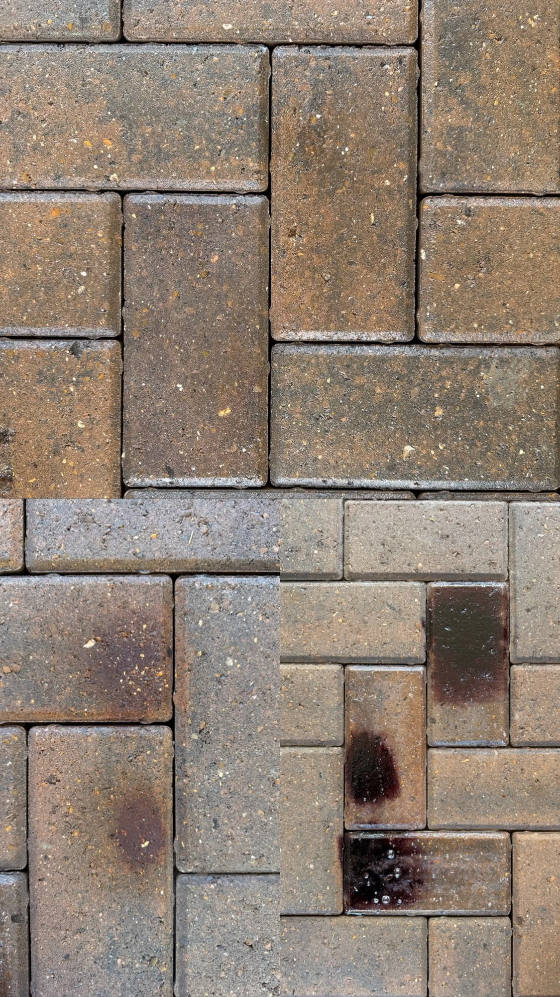 Rust & Stain Removal — before and after