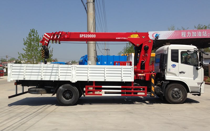 Truck mounted crane untuk material