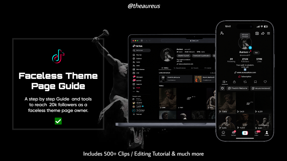 Faceless Theme Page Guide