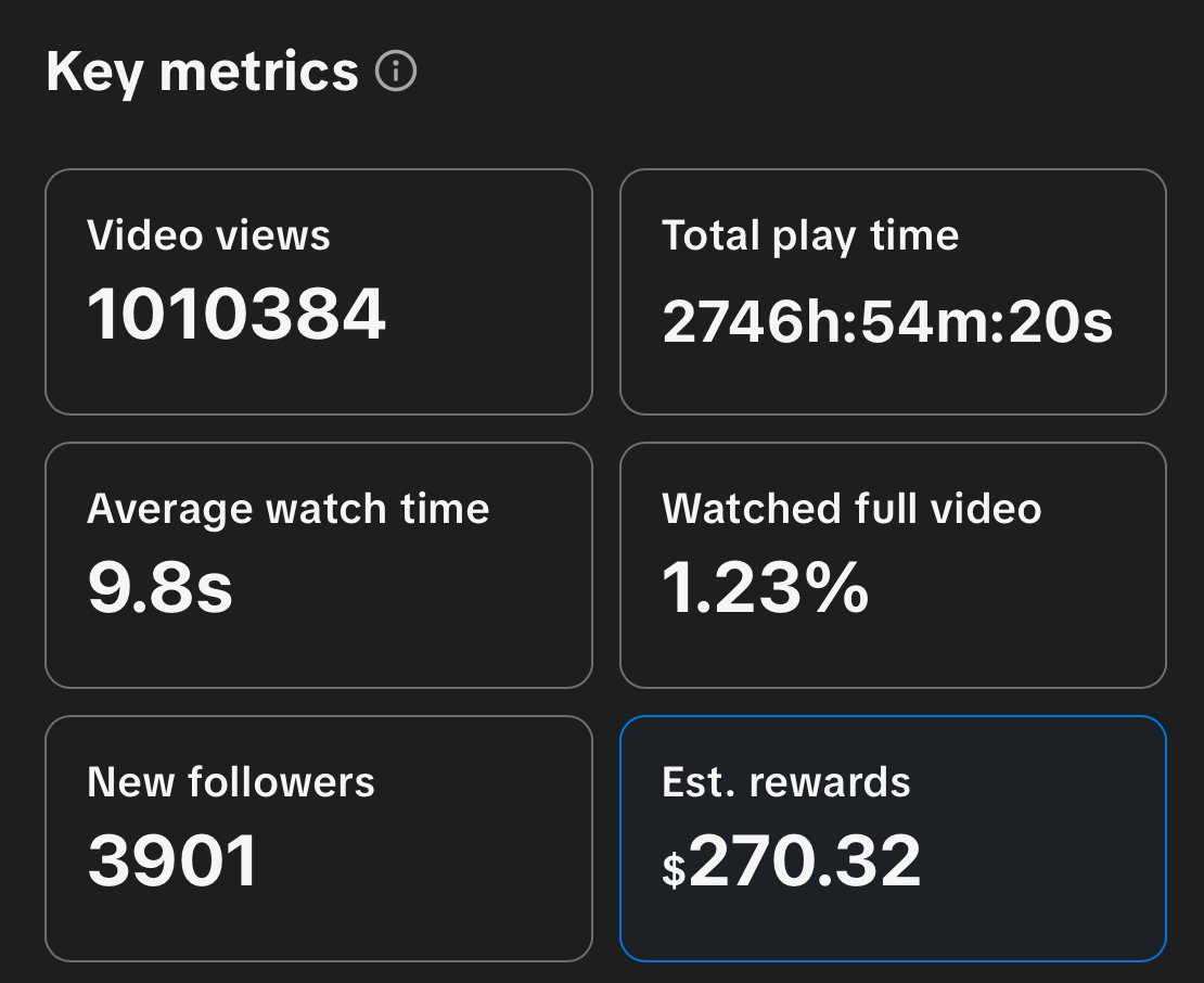 1 Video Results