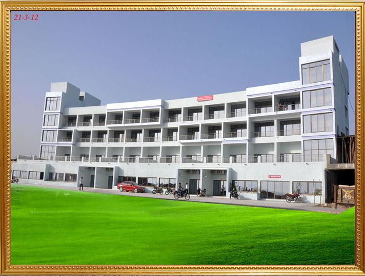 Front facade and lawns of the guest house - Sagar Darshan Guest House, Somnath