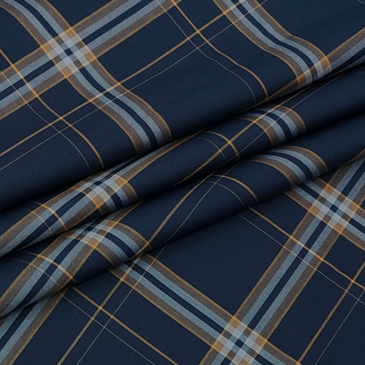 Cotton Tartan Check Unstitched