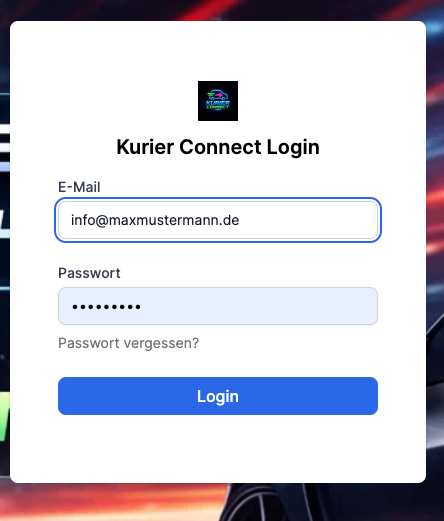 KurierConnect Mitgliederbereich Login
